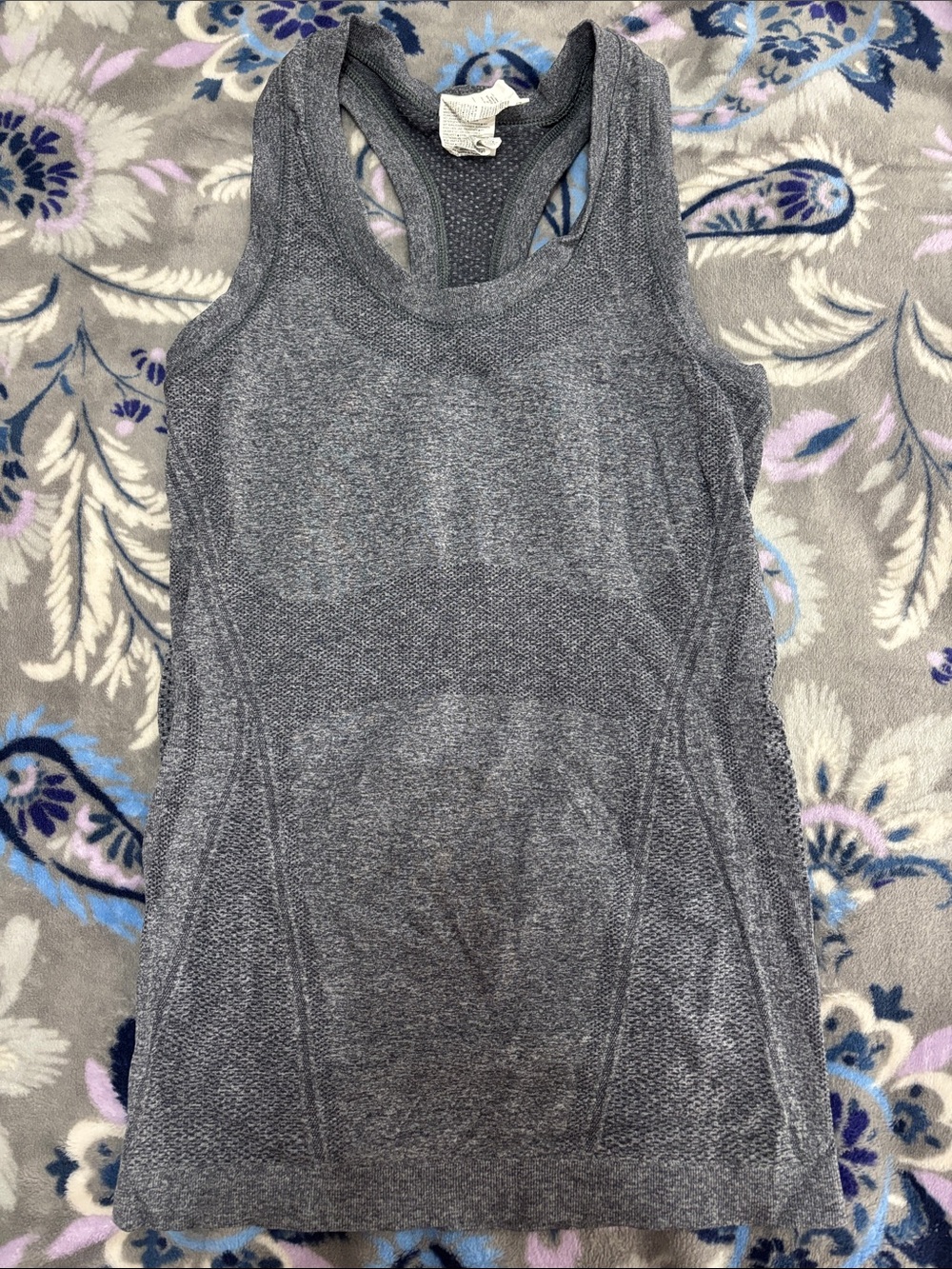 Athleta Gray Racerback Tank